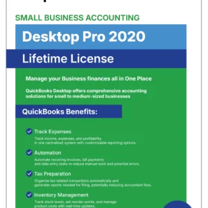 QuickBooks Desktop Pro 2020 - No Subscription