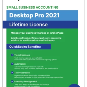 QuickBooks Desktop Pro 2021 - No Subscription